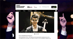 Desktop Screenshot of fannyfoerderpreis.com